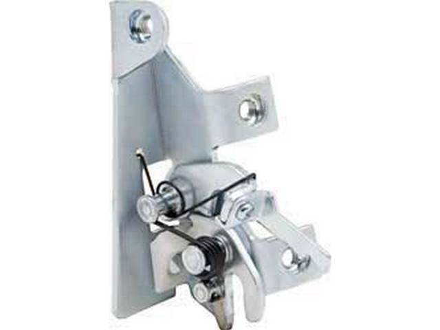 Bucket Seat Back Latch, LH, incl latch bracket, spring,release lever and catch, reproduction