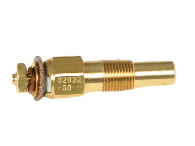 Sender, Coolant Temperature, Classic Instruments, 1/8 inch NPT, self-sealing tapered threads, for use w/ Classic Instruments gauges only