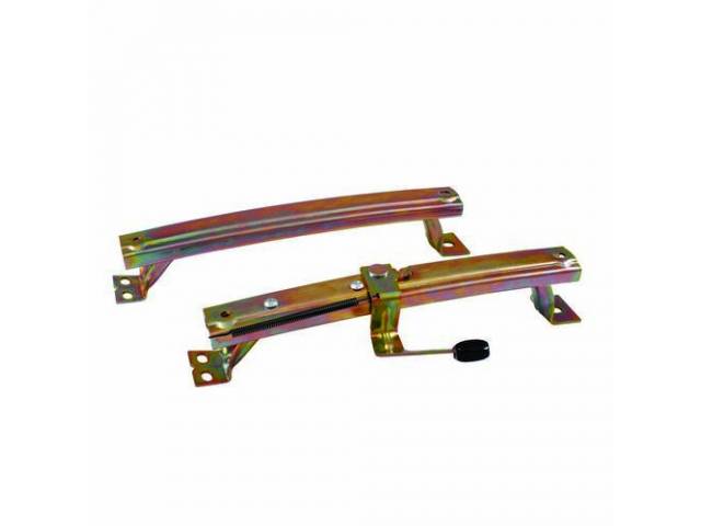 Front Seat Slide Adjuster, RH, manual style, repro