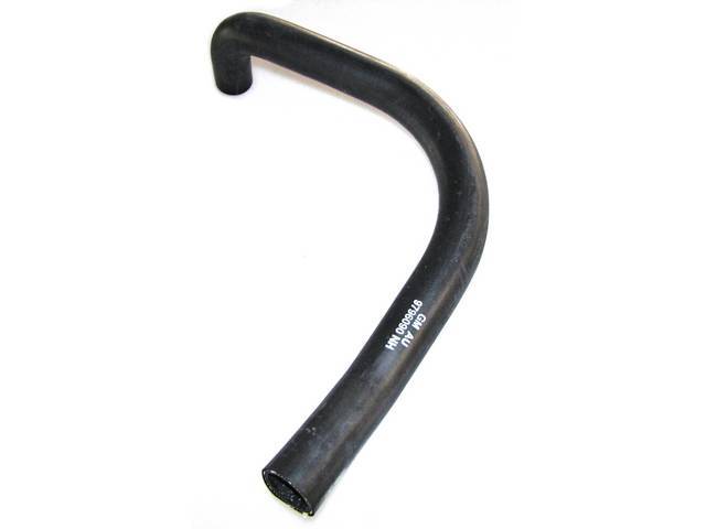 Radiator Hose, Upper, OE Type, Incl *GM* and *9796090* Markings in white color, Reproduction for (67-70)
