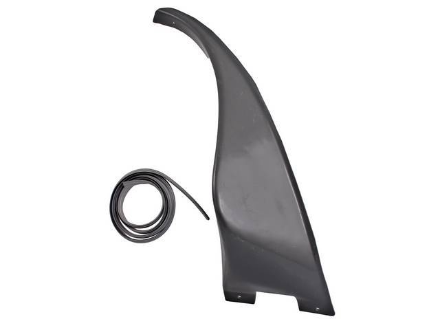 Quarter Panel Wheel Opening Flair / Spoiler, RH, repro