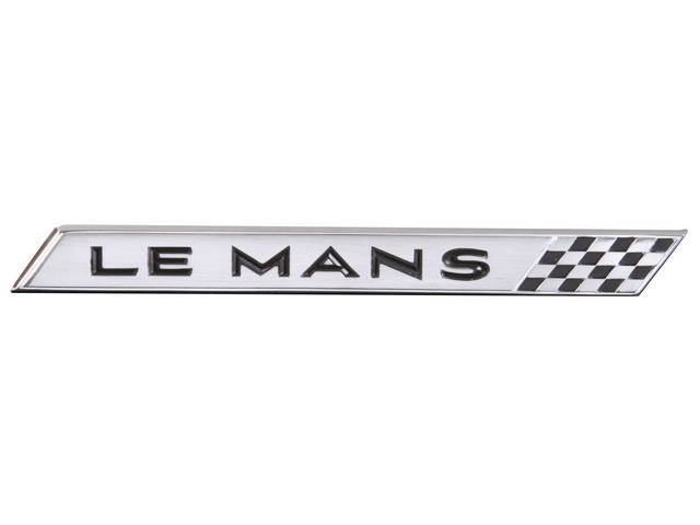 *LeMans* Quarter Panel Emblem / Plate Set, reproduction