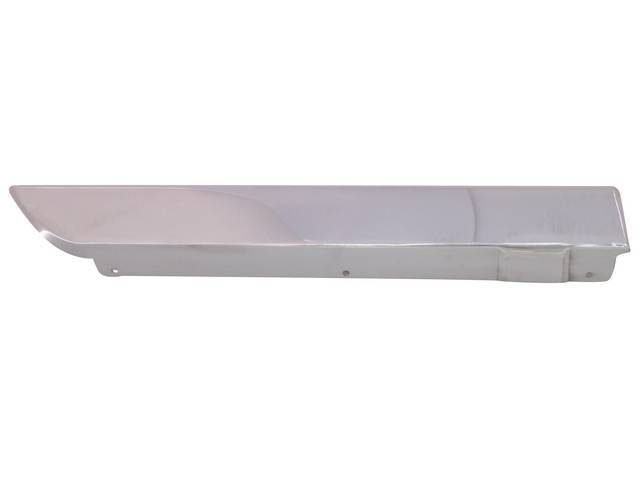 MOLDING, Quarter Panel, Behind Wheel Opening, RH, polished stainless steel, Repro