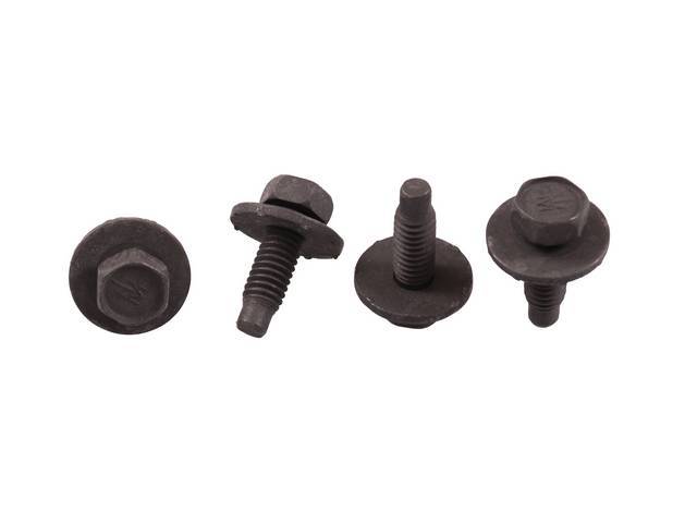 FASTENER KIT, Trunk Lid To Hinges, (4) Incl HX CONI Tooth SEMS