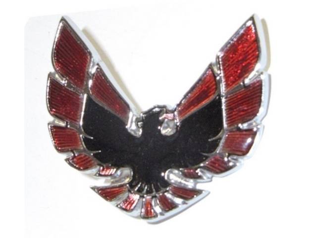 Deck Lid Emblem, *BIRD*, w/ studs, Reproduction for (70-73)