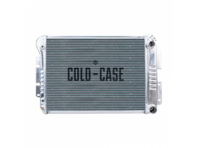 Cold Case 2 Row Cross Flow Aluminum OE-Style Radiator, LS swap style for (67-69)