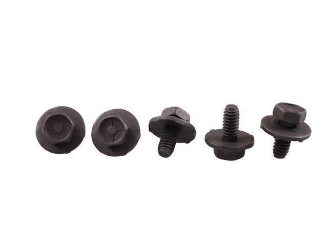 FASTENER KIT, Trunk Latch and Striker, (5) Incl HX CONI Tooth SEMS