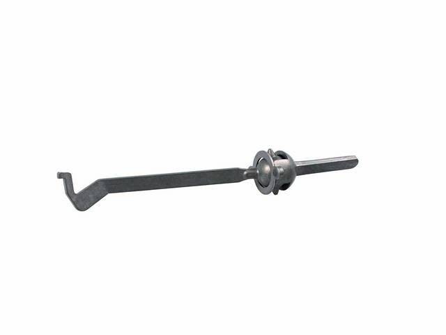 SHAFT, Lock Cylinder, Deck Lid / Trunk Lid,  Curved, 7 3/4 Inch length, Exact OE-Correct repro