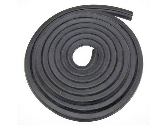 WEATHERSTRIP, Deck Lid / Trunk Lid Opening, *Generic*, 15 Feet Over all length, correct shape w/ firm foam, Repro  ** For softer seal see C-12269-100B **