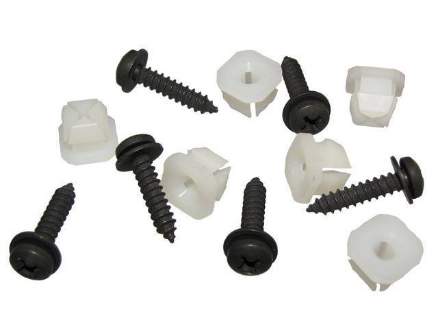 FASTENER KIT, Grille, (12) Incl PH PN Flat SEMS and Nylon Nuts