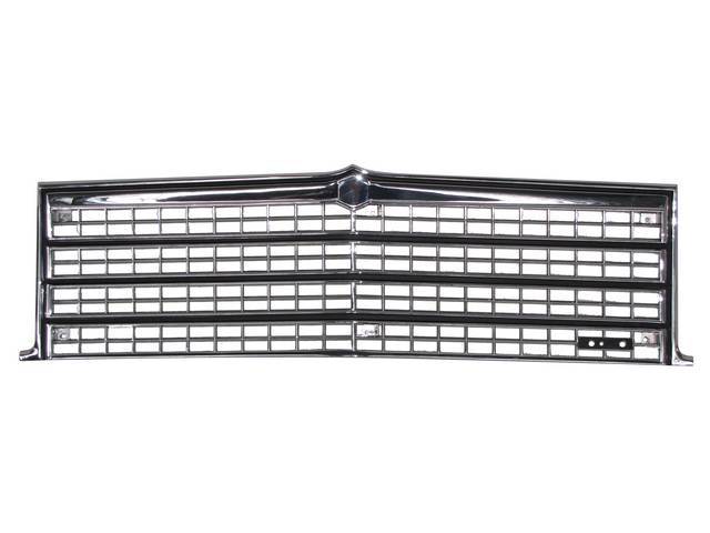 Chrome with Black Accents Radiator Grille for (1979)