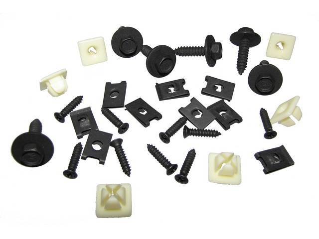 FASTENER KIT, Grille, (30) Incl HX AB Flat SEMS, Nylon and Spring Nuts