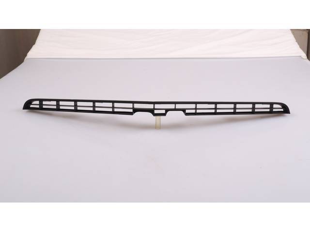 Lower Radiator Grille, Black, Plastic, Reproduction for (74-77)