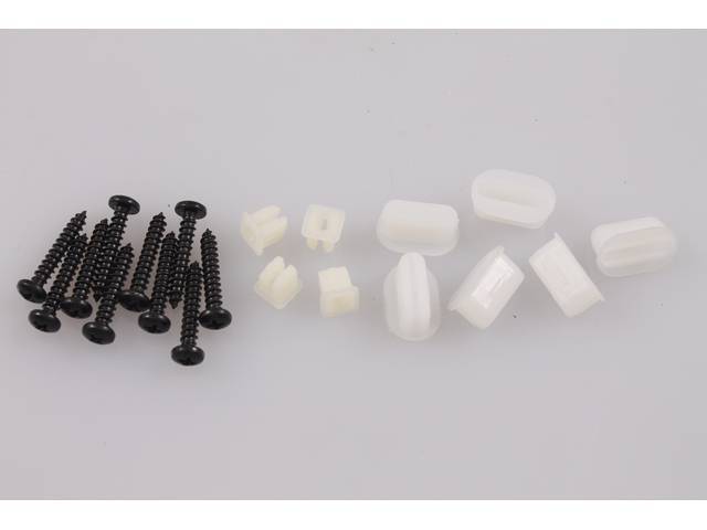 FASTENER KIT, Grille, (20) Incl Stainless Steel Phillips Head Sheet Metal Screws and Nylon Nuts