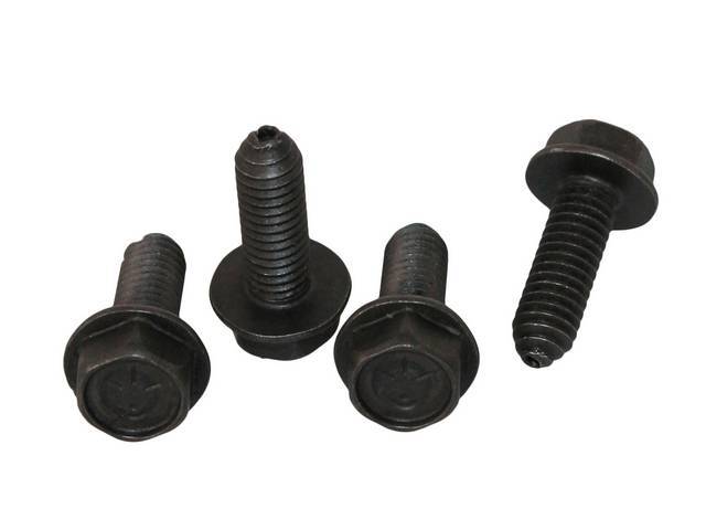 FASTENER KIT, NOSE PANEL SUPPORTS, (4), HEXWASHER CA-TYPE. THREAD FORMING MACHINE SCREW THREADED TO POINT SCREWS