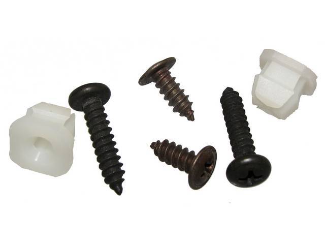 FASTENER KIT, Grille Extensions, (6) incl screws and nylon nuts