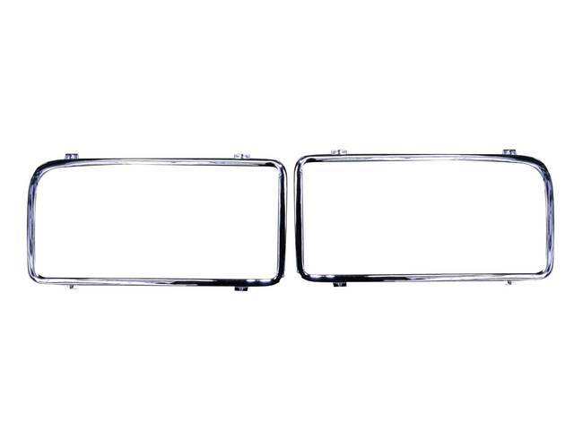 INSERTS, Grille, chrome finish, Repro