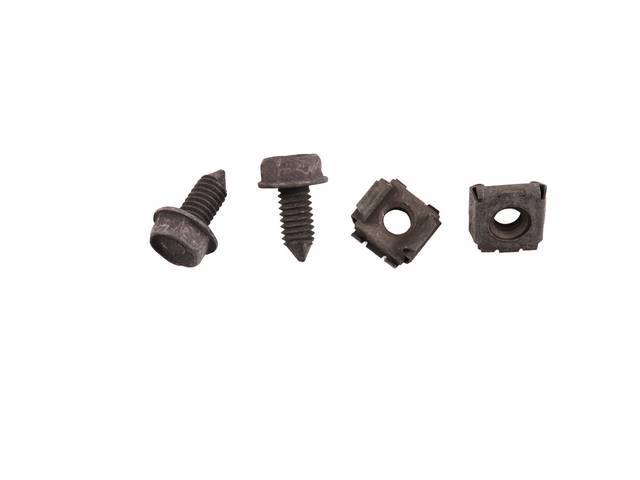 FASTENER KIT, Radiator to Core Support, OE-correct repro