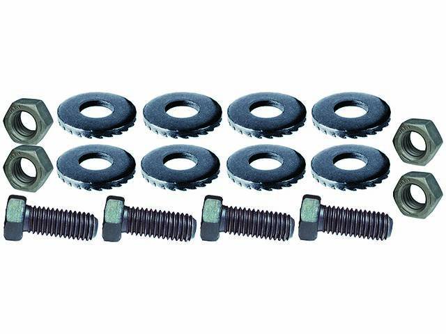 Body Mount Bracket at Radiator Core Support Fastener Kit, 16-pc kit includes bolts, nuts and washers for (70-73)