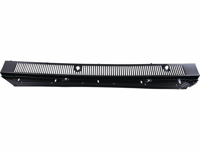 Cowl Vent Grille Panel, Steel, EDP coated, reproduction