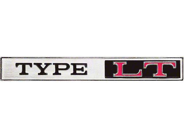 Roof Side / Tail Panel Emblem, *Type LT*, repro