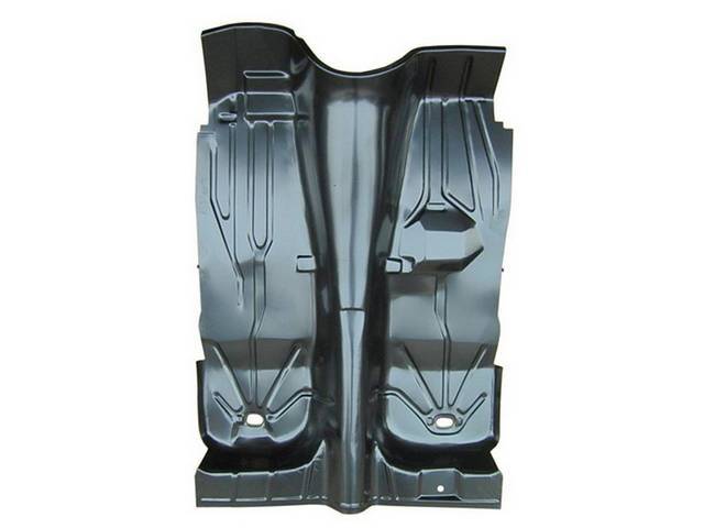 Complete Floor Pan incl transmission tunnel, pre-punched drain holes and toe boards, reproduction