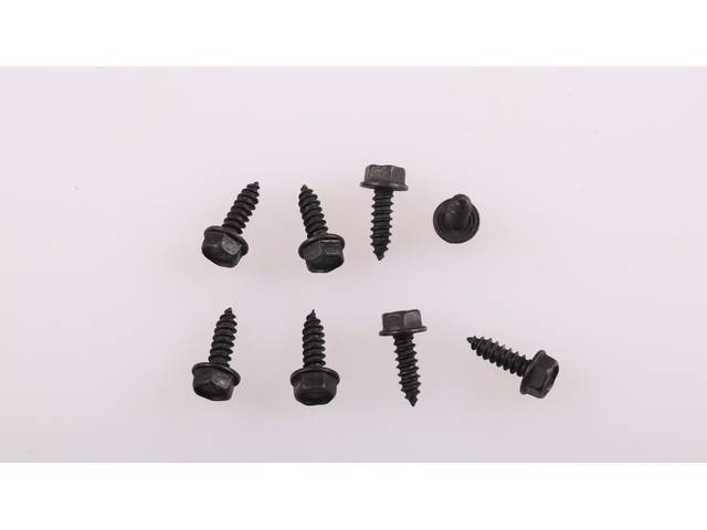 Rear Deck Filler Fastener Kit, 8-pieces, OE Correct AMK Products reproduction for (78-81)