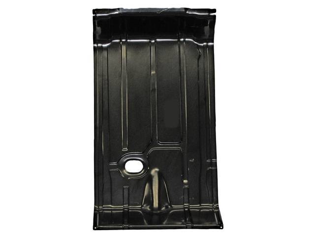 FLOOR PAN, Rear Compartment / Trunk, 3 Piece Design, Center, 36 1/4 Inch length x 20 1/2 Inch width, 20 gauge steel, EDP coated, Imported repro