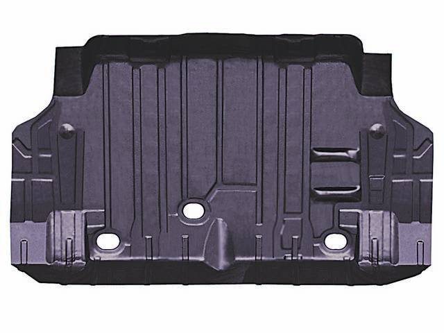 FLOOR PAN, Rear Compartment / Trunk, Extended, 41 3/4 Inch front width, 56 middle width, 51 inch rear width, 34 Inch Over All Length, Imported repro