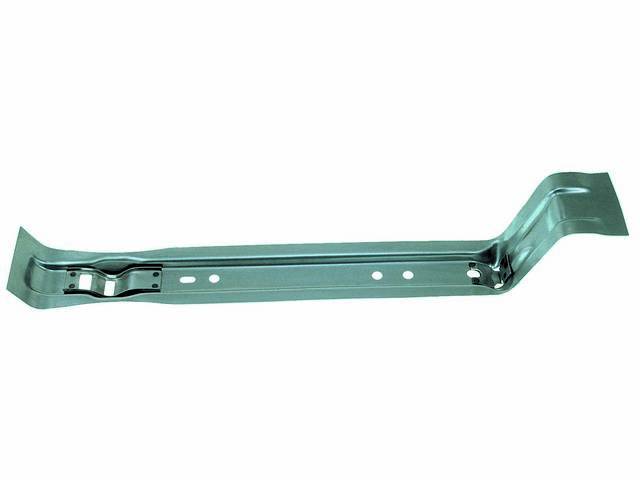 SUPPORT, Rear Compartment / Trunk Floor Pan to Fuel Tank Strap, RH or LH, Imported Repro