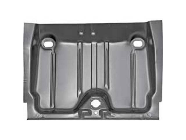 FLOOR PAN, Rear Compartment / Trunk, UPS able, 47 Inch Width x 30 1/2 Inch Over All Length, 20 Gauge Steel, US-Made, Repro
