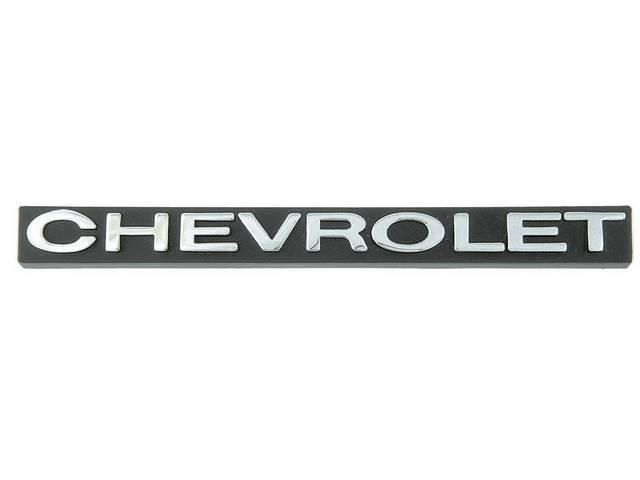 EMBLEM, Grille, *Chevrolet*, Incl retainer and attaching hardware, US-made OE Correct Repro