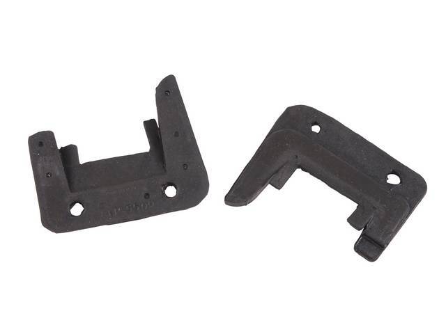 WEATHERSTRIP, Convertible Top Cover / Folding Top Cover (on side belt rail), Pair, Repro