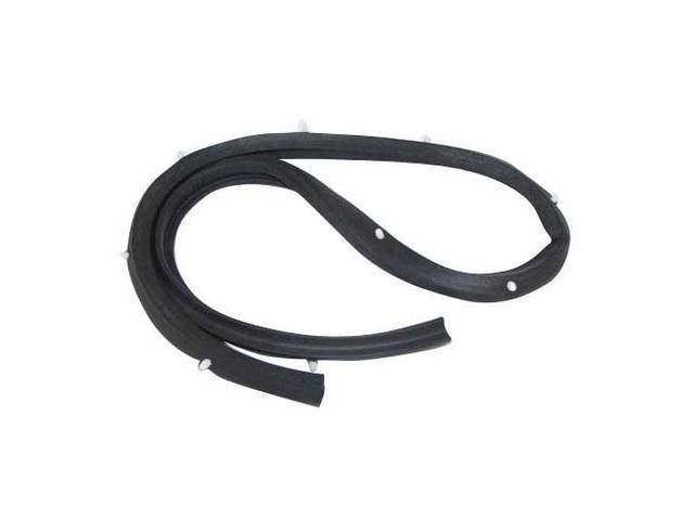 WEATHERSTRIP, Convertible Header, w/o molded ends, includes clips, 48 inch length, Soff Seal