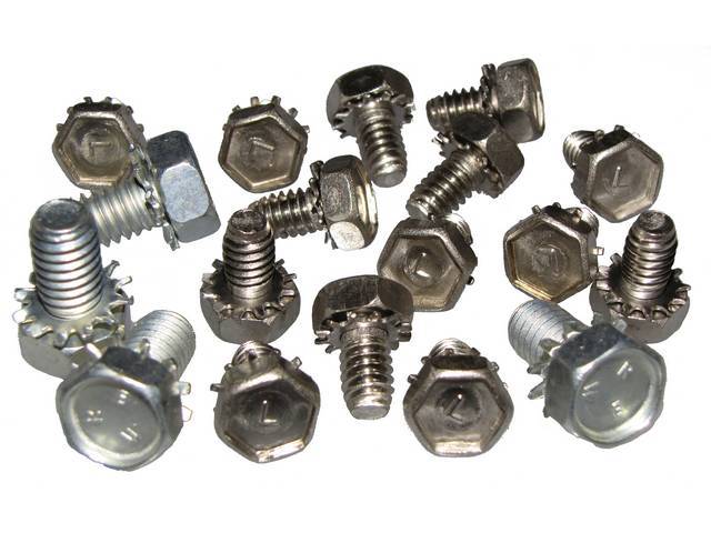 FASTENER KIT, Oil Pan, (18) Incl SS EXT *L* Screw and Washer Assemblies
