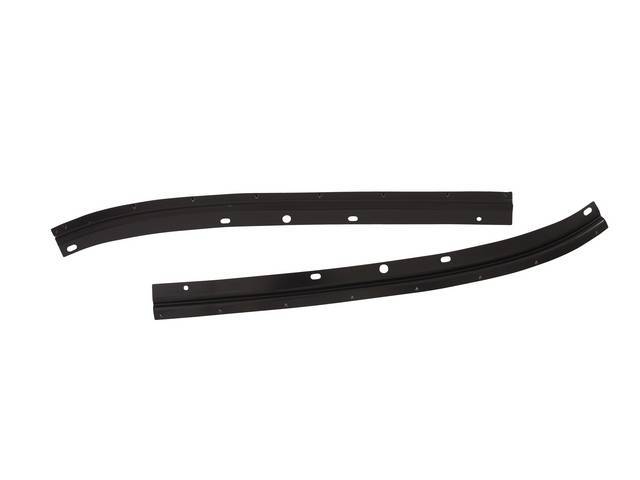 Headliner Retaining Strips, Front, RH and LH, Reproduction for (67-69)
