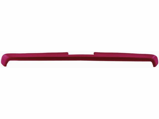 Vinyl Dash / Instrument Panel Pad, Red, best reproduction for (66)