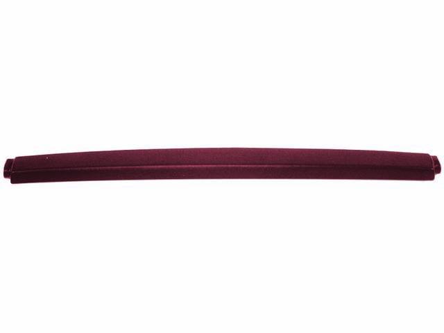 Vinyl Dash / Instrument Panel Pad, Red, best reproduction for (67)
