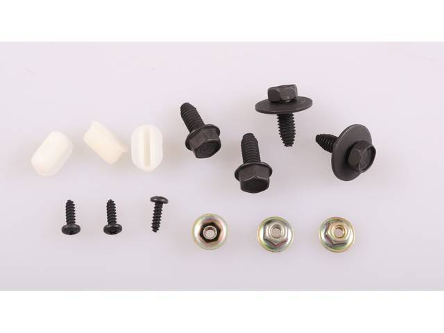 Dash Pad Fastener Kit, 13-pc OE Correct AMK Products reproduction for (69-72)