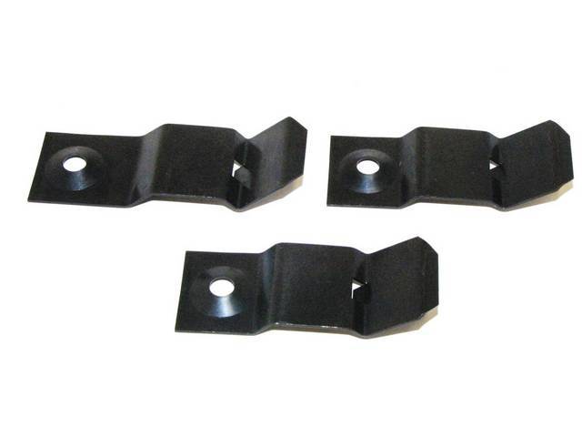 CLIP KIT, Dash / Instrument Panel Pad Retaining, (6) incl one long clip (used on stud closest to gauges) and two short clips, use w/ original dash pads