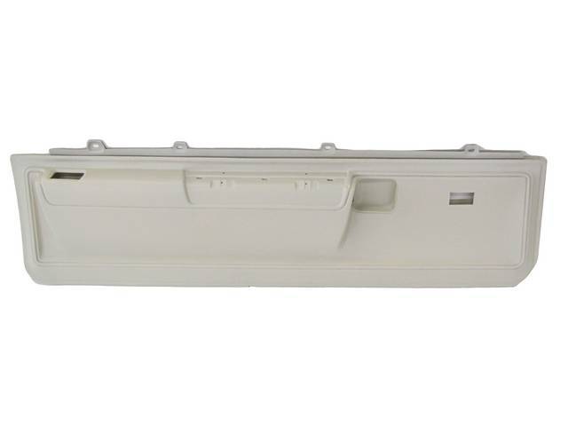 PANEL SET, Door Trim, Lower, Molded Plastic, Fathom White, W/ Power Windows