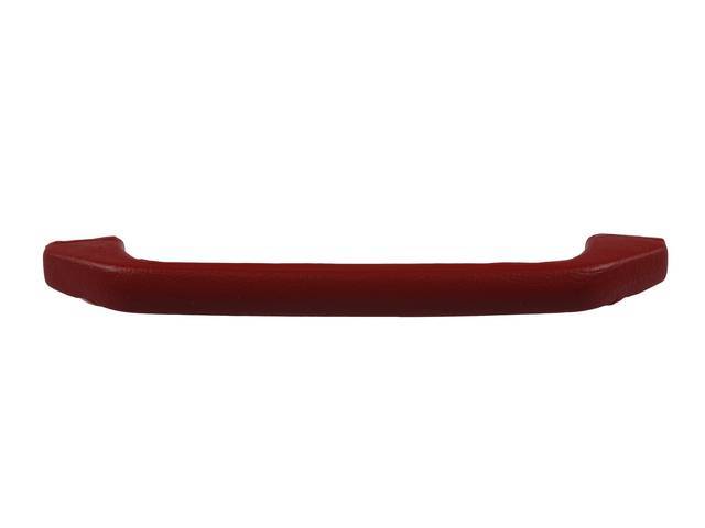 Deluxe Door Panel Pull Handle, Inner, Red, RH or LH, Reproduction for (68-69)