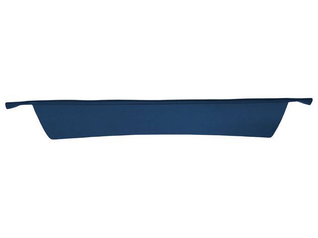 TRAY / TRIM, Package / Rear Shelf, Std w/o holes, 2nd Design, Bright Blue