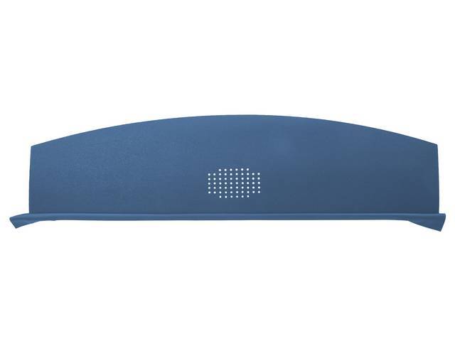 Package Tray / Rear Shelf, Mesh, Medium Blue, 1 speaker design (center)