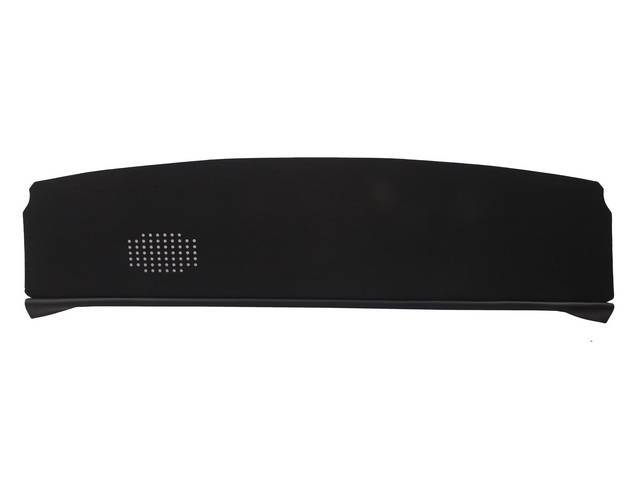 Black Mesh Package Tray / Rear Shelf, 1 speaker design (passenger side)