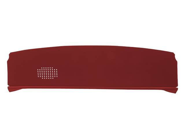 Medium Red Mesh Package Tray / Rear Shelf, 1 speaker design (passenger side)