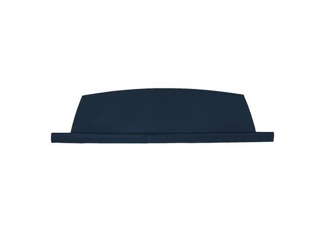 Package / Rear Shelf Tray / Trim, Standard design without speaker / defroster holes, Dark Blue, Concours repro