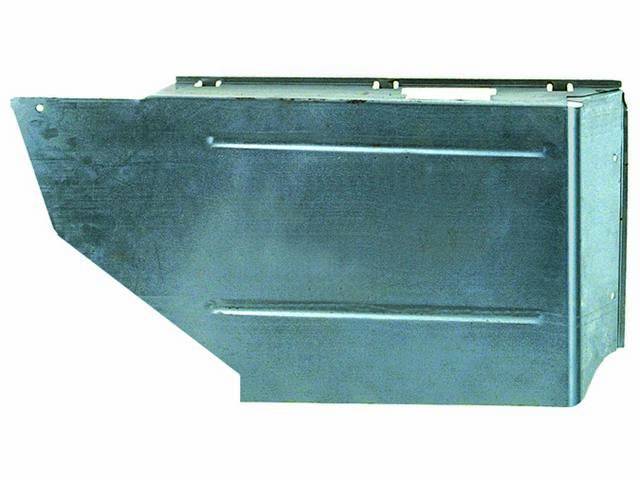 Quarter Trim Arm Rest Panel, RH, Stamped Steel Reproduction for (67-69)