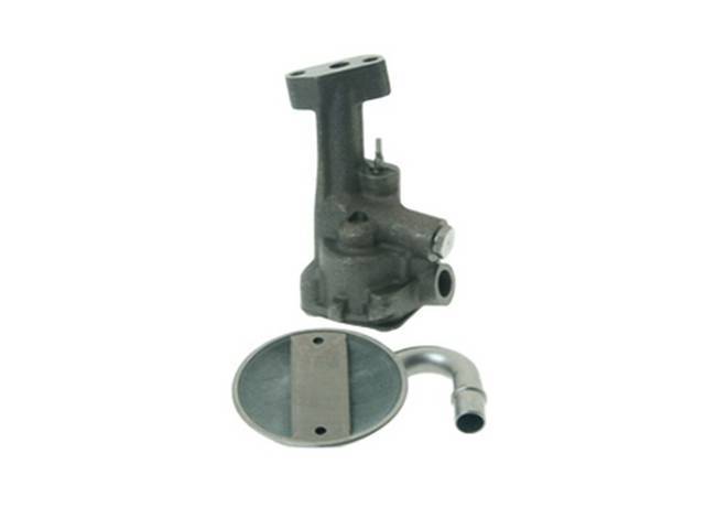 Engine Oil Pump, includes 3/4 inch inlet tube and screen, Reproduction