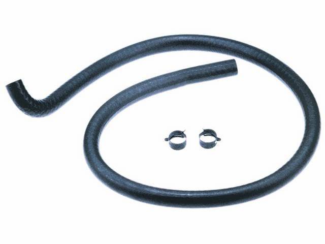 PCV Valve To Carburetor Hose and Clamp Kit, reproduction